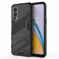 Чохол для OnePlus Nord 2 5G, Military kickstand, чорний