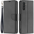 Чохол-книжка для Samsung Galaxy A34 5G, Wallet Litchi Magnet, чорний