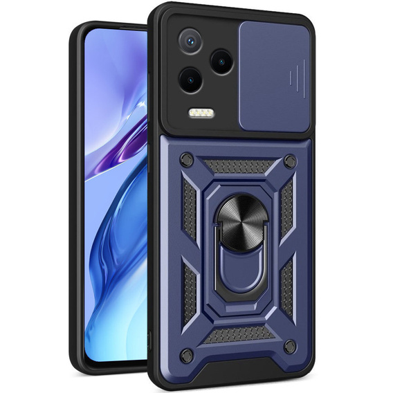 Чехол NOX Camera Slide Infinix Note 12 2023, CamShield Slide, синий