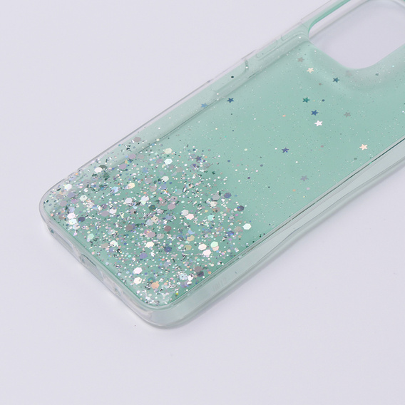 Чехол до Xiaomi Redmi 12, Glittery, зелёный