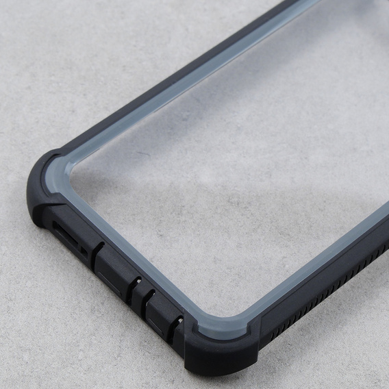 Чехол до Samsung Galaxy S10 Plus, Dexnor Full Body Rugged, прозрачный / черный