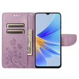 Откидной чехол для Oppo A17, Butterfly, фиолетовый