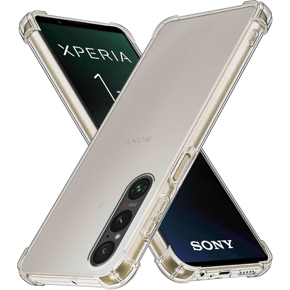 Чехол до Sony Xperia 1 V, Dropproof, прозрачный