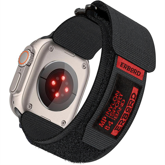 ERBORD MP84 Нейлоновый ремешок для Apple Watch 1/2/3/4/5/6/7/8/9/SE/ULTRA/ULTRA 2 42/44/45/49 мм