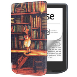Чехол для PocketBook Verse / Verse Pro, Smartcase, Library girl