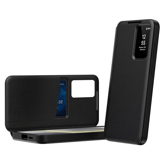 Фліп-чохол для Samsung Galaxy S25 Ultra, Smart View Wallet, чорний