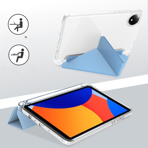 Чехол для Xiaomi Redmi Pad SE 8.7", Origami, синий