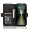 Футляр з клапаном для Sony Xperia 1 VI, Card Slot, чорний