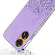 Чехол до Oppo Reno8 T, Glittery, фиолетовый