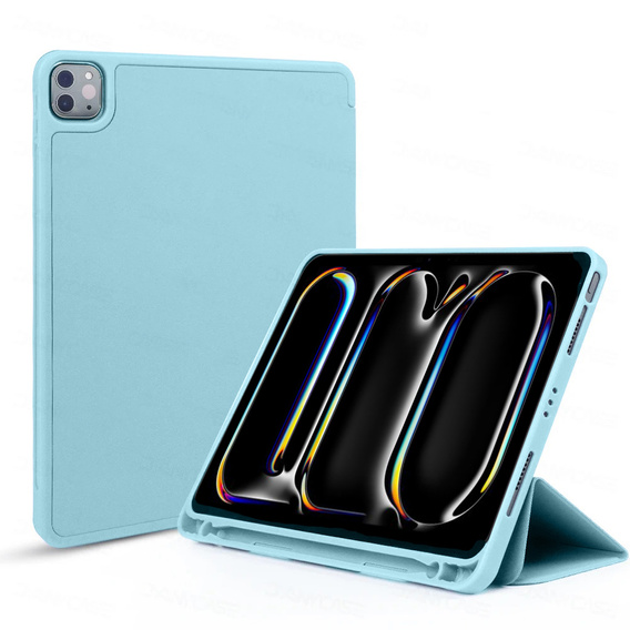 Чехол для Apple iPad Pro 13" 7 gen. 2024 (A2925, Smartcase с местом для стилуса, синий