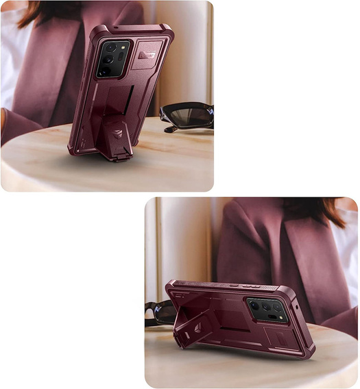 Броньований чохол для Samsung Galaxy Note 20 Ultra, Dexnor Full Body, червоний
