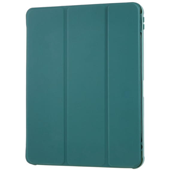 Чехол для iPad Pro 11 2022 / 2021 / 2020 / 2018, Smartcase Hybrid, с местом для стилуса, тёмно-зелёный