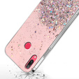 Чoхол до Huawei Y7 2019, Glittery, рожевий