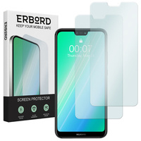 2x Загартоване скло для Huawei P20 Lite, ERBORD 9H Hard Glass на екрані