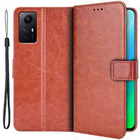 Чохол-книжка для Xiaomi Redmi Note 12S, Wallet, коричневий