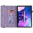 Чохол для Lenovo Tab M10 Plus 10.6 Gen 3 TB-125F TB-128F, Butterfly, фіолетовий