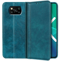 Чoхол до Xiaomi Poco X3 NFC / Poco X3 PRO, Wallet Litchi Leather, зелений