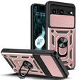 Чехол NOX Camera Slide Google Pixel 8, CamShield Slide,  розовый rose gold