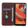 Чoхол до Samsung Galaxy A35 5G, Wallet Litchi Leather, коричневий