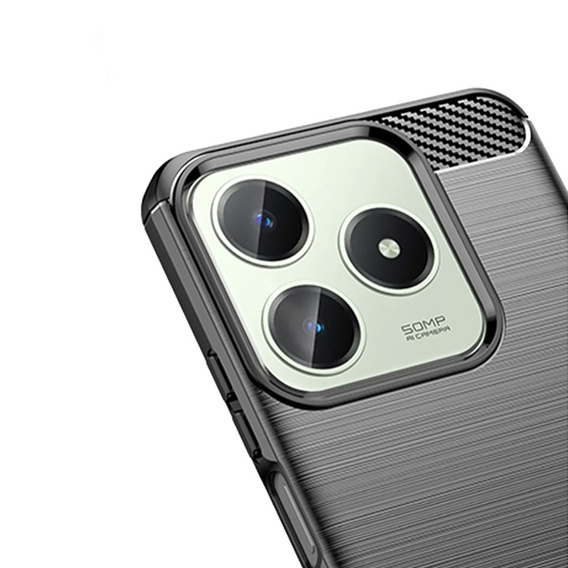 Чoхол до Realme C63, Carbon, чорний