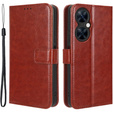 Футляр з клапаном для Huawei Nova 11i, Crazy Horse Wallet, коричневий