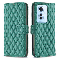 Откидной чехол для Oppo Reno 11F 5G, Wallet, BINFEN COLOR, зелёный