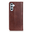 Чoхол до Samsung Galaxy A36 5G, Wallet Litchi Leather, коричневий