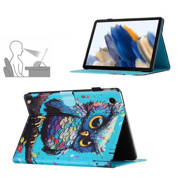 Чехол до Samsung Galaxy Tab A9 X110 / X115, owl