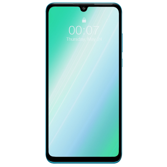 2x Закаленное стекло для Huawei P30 Lite, ERBORD 3D на весь экран