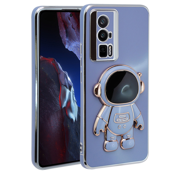 Чехол до Xiaomi Poco F5 Pro, Astronaut, синий