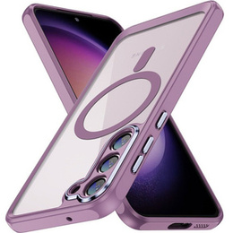 Чохол для Samsung Galaxy S23, ERBORD Impact Guard, MagSafe, фіолетовий