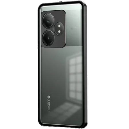 Чехол для Realme GT 6 / 6T, Frame Case, чёрный