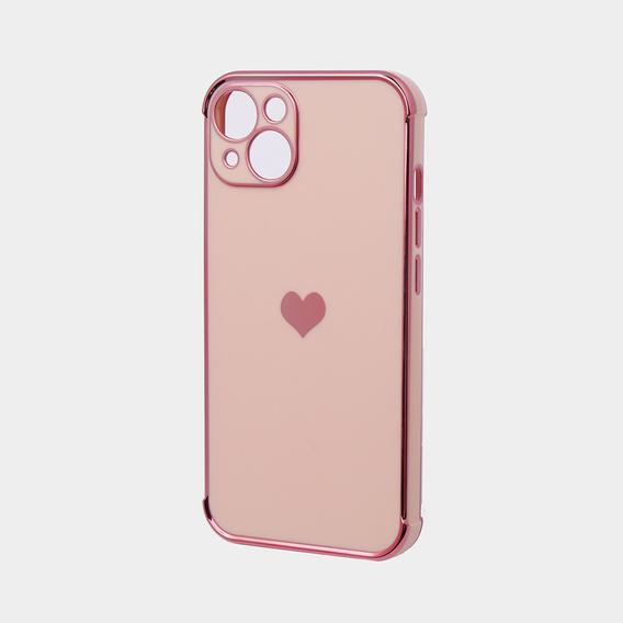 Чехол до Apple iPhone 13, Electro heart, розовый rose gold