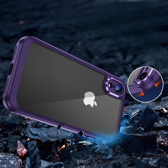 Чехол для iPhone XR, ERBORD Impact Guard, тёмно-фиолетовый