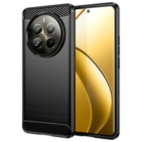 Чехол до Realme 12 Pro 5G / 12 Pro+ 5G, Carbon, чёрный