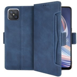 Откидной чехол для Oppo Reno 4 Z 5G, Card Slot, синий