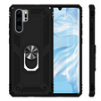 Бронированный Чехол до Huawei P30 Pro, Nox Case Ring, чёрный