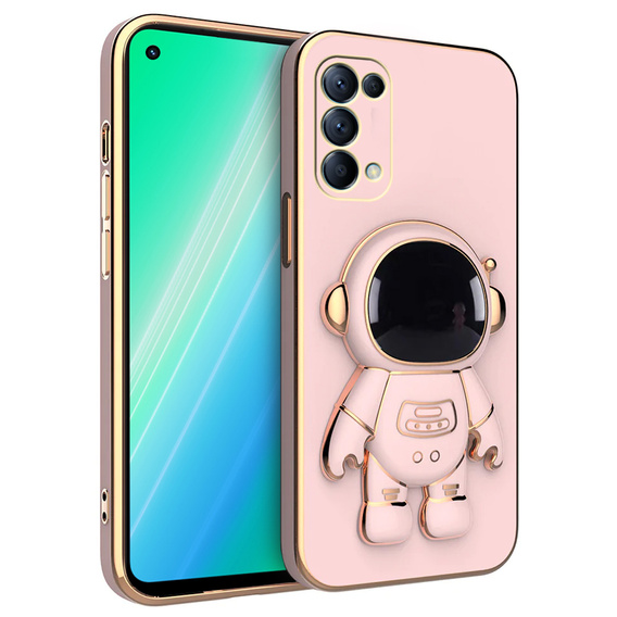 Чoхол до Oppo A74 5G, Astronaut, рожевий