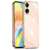 Чохол для Oppo A98 5G, Glamour CamShield, рожевий rose gold