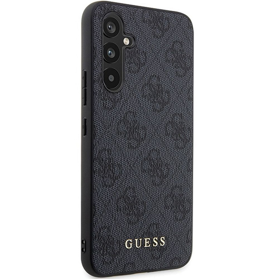 Чехол GUESS до Samsung Galaxy S23 FE, 4G Metal Gold Logo, серый