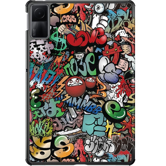 Чехол для Xiaomi Redmi Pad SE 11", Smartcase, graffiti