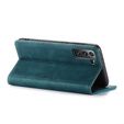 Чехол CASEME для Samsung Galaxy S21 FE, Leather Wallet Case, зелёный