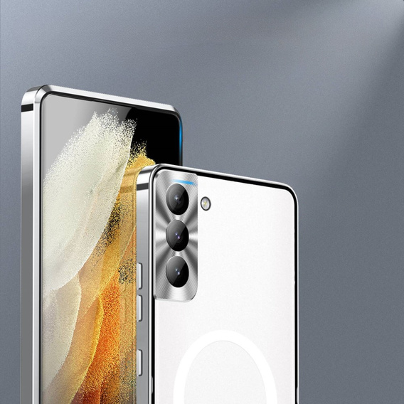 Защитный чехол для камеры Samsung Galaxy S21 FE 5G, CamShield MagSafe, прозрачный / серебряный