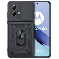 Чехол NOX Camera Slide Motorola Moto G84 5G, CamShield Slide, чёрный