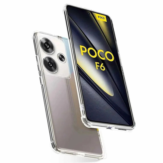 Чoхол до Xiaomi Poco F6, Dropproof, прозорий