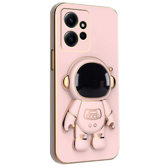 Чoхол до Xiaomi Redmi Note 12 4G, Astronaut, рожевий rose gold