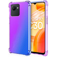 Чехол для Realme C30 / Narzo 50i Prime, Gradient Dropproof, Фиолетовый / синий