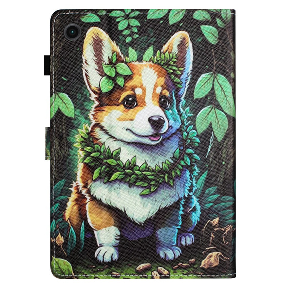 Чехол до Samsung Galaxy Tab A9 X110 / X115, corgi dog