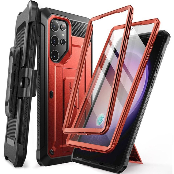 Чехол Supcase для Samsung Galaxy S24 Ultra, Unicorn Beetle Pro, чёрный(2х рамка)