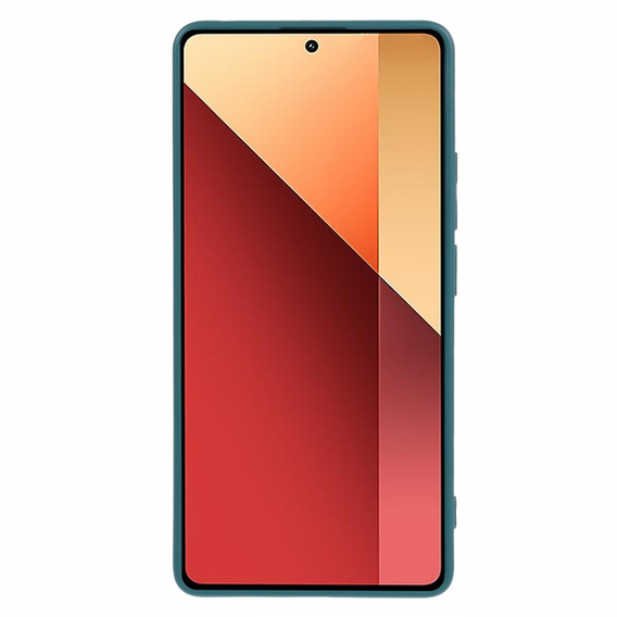 Чехол до Xiaomi Redmi Note 13 Pro 4G, Silicone Lite, тёмно-зелёный